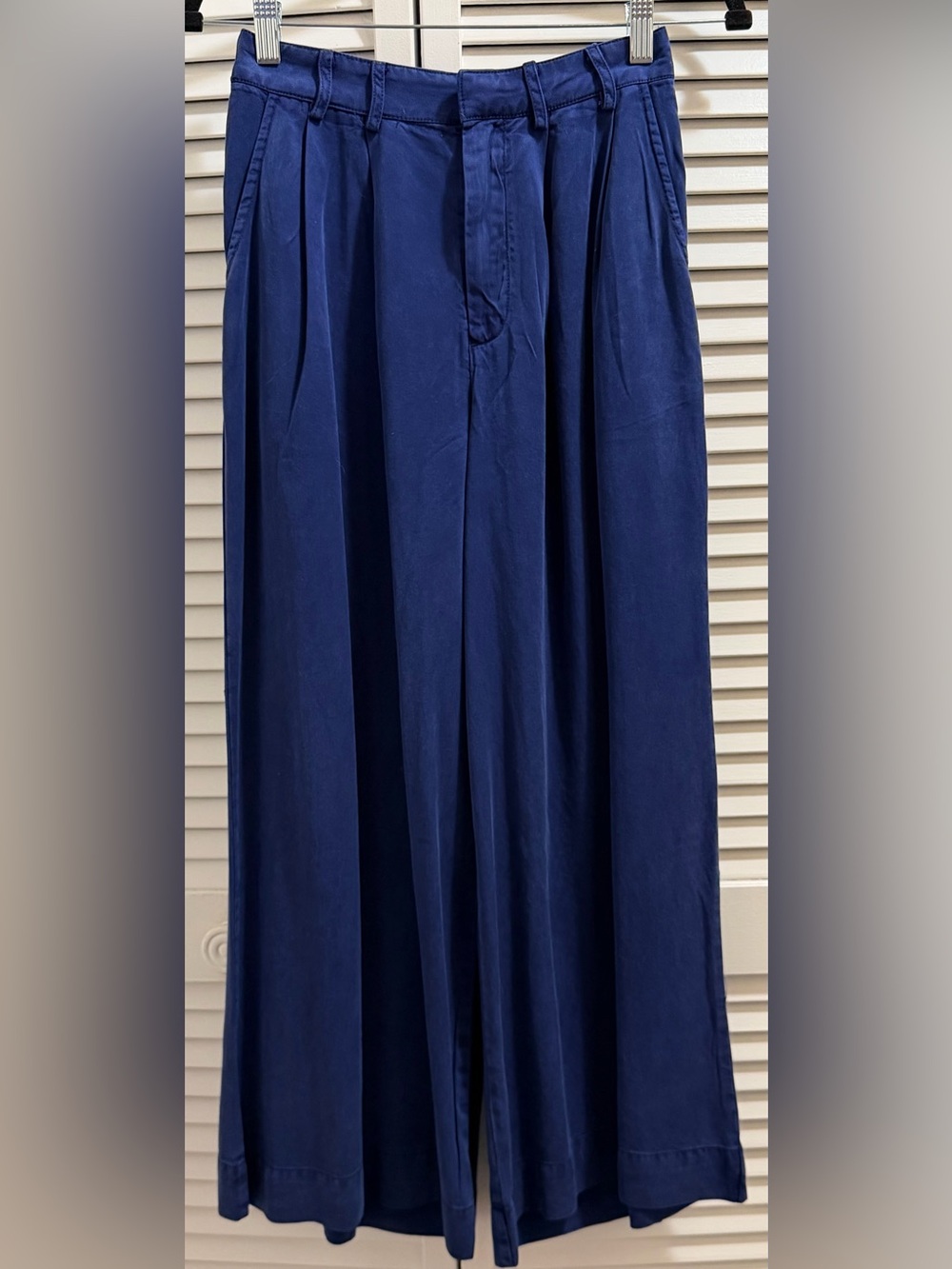 NWT Young Fabulous & Broke Cobalt Blue Lyocell Wide Leg Pants